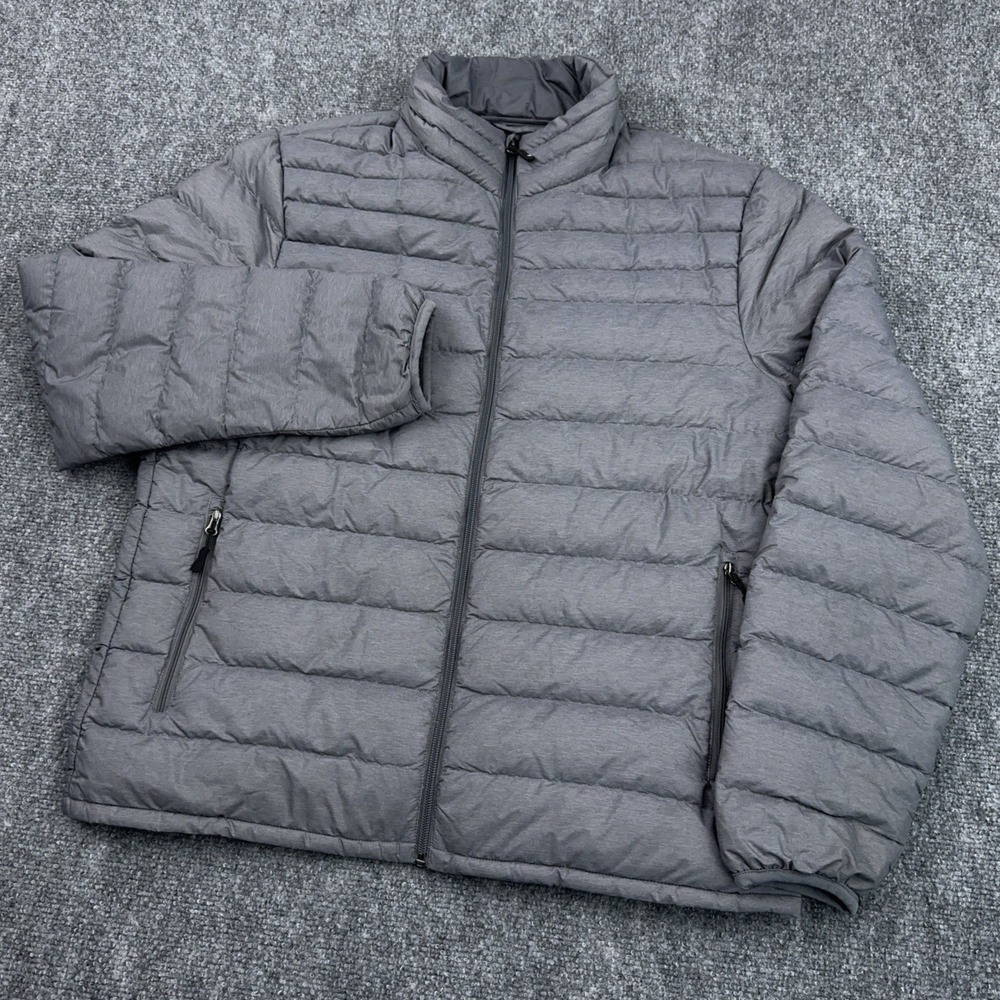 32 Degrees Heat Down Puffer‎ Jacket Men's Medium Full Zip Lightweight Insulated
